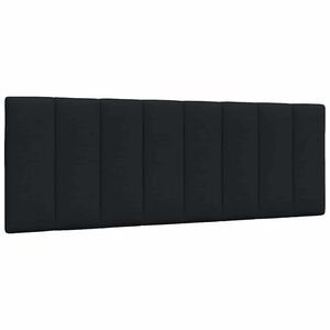 vidaXL Hoofdbordkussen "Hanko" 120 cm stof zwart