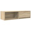 vidaXL Tv-meubelen 2 st 100x31x25,5cm bewerkt hout sonoma eikenkleurig