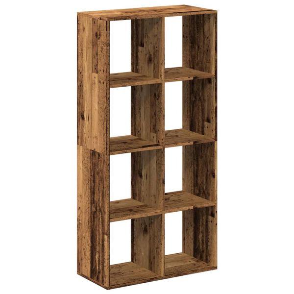 vidaXL Kamerscherm / boekenkast 69,5x29x137,5 cm hout oud houtkleur