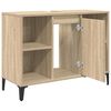 vidaXL Wastafelkast met plank met opslag Sonoma Eiken 80 x 33 x 60 cm