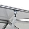 vidaXL Tuinkas met basisframe 4,6 m&sup2; versterkt aluminium