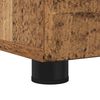 vidaXL Badkamer Kast Oud Hout 30 x 35 x 192 cm Bewerkt hout & Metaal
