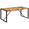 vidaXL Eettafel 175x90x76 cm massief ruw mangohout