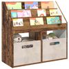 vidaXL Kinderen Boekenkast Oudhout 72,5 x 29,5 x 69 cm Bewerkt hout