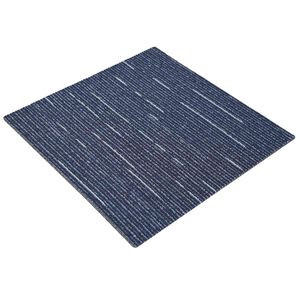 vidaXL Vloertegel Gestreept Blauw 50 x 50 cm 4 st PP en Bitumen