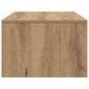vidaXL Wandbureau Artisan Eiken 100 x 45 x 30 cm Bewerkt hout