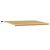 vidaXL Uitschuifbare luifel Meerkleurig 500 &times; 350 cm Stof en Aluminium