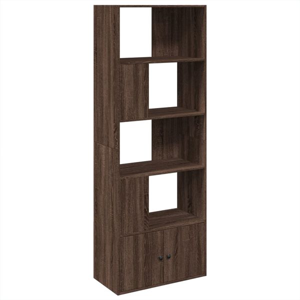 vidaXL Boekenkast 70x36x189 cm bewerkt hout bruin eikenkleurig