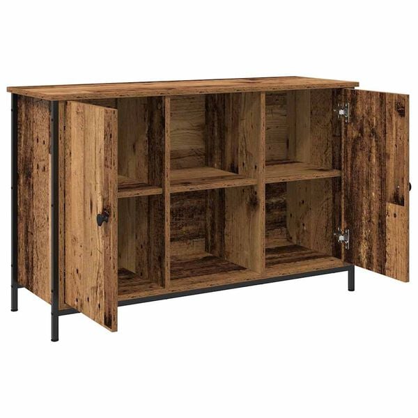 vidaXL Tv-meubelset Oud Hout 101 x 35 x 65 cm Bewerkt hout