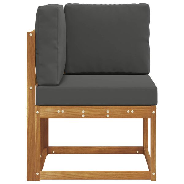 vidaXL Buiten Hoek Sofa Massief Acaciahout