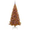 vidaXL Kerstboom met 300 LED met standaard Goud 180 cm PET