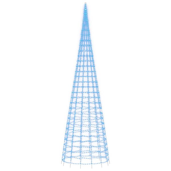 vidaXL LED-kerstboom 3000 LED's 800 cm blauw