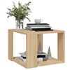 vidaXL Salontafel 40x40x30 cm bewerkt hout sonoma eikenkleurig