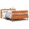 vidaXL Bedframe zonder matras massief grenenhout wasbruin 150x200 cm