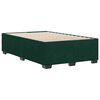 vidaXL Bedframe zonder matras 120x190 cm fluweel donkergroen