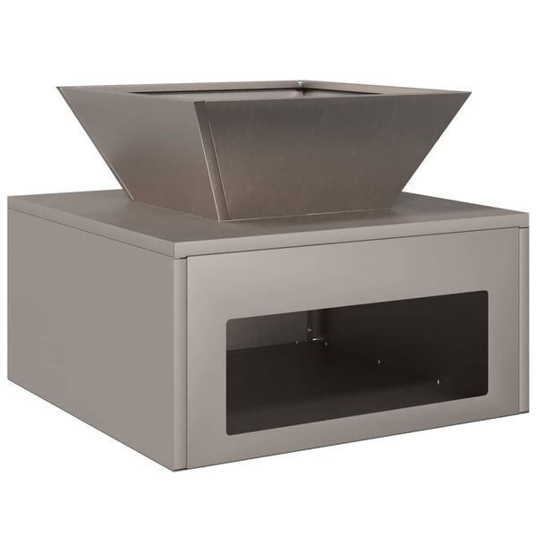 vidaXL Vuurkorf Roestig 50 x 50 x 40 cm Cortenstaal