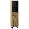vidaXL Badkamer wastafelkast Bruin 38 x 33 x 160 cm Bewerkt hout