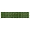 vidaXL Balkonscherm met bladeren Groen 500 x 100 cm