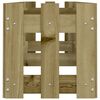 vidaXL Plantenbak verhoogd hekontwerp 200x30x30 cm ge&iuml;mpregneerd hout