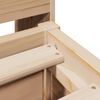 vidaXL Bedframe zonder matras massief grenenhout 150x200 cm