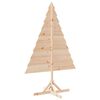 vidaXL Kerstdecoratie kerstboom 180 cm massief hout
