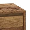 vidaXL Nachtkastje 2 pcs Oudhout 39 x 34,5 x 50 cm Bewerkt hout