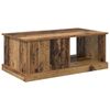 vidaXL Salontafel met lade Oud Hout 90 x 50 x 35 cm Bewerkt hout