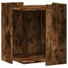 vidaXL Kattenbakkast 42x42x51 cm bewerkt hout gerookt eikenkleurig