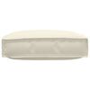 vidaXL Palletkussen voor zitting Crème 60 x 60 x 12 cm Oxford stof