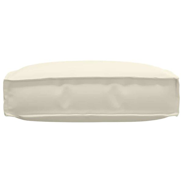 vidaXL Palletkussen voor zitting Crème 60 x 60 x 12 cm Oxford stof
