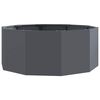 vidaXL Plantenbak Antraciet 90 x 90 x 35 cm Staal