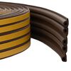 vidaXL Zelfklevende raamafdichting Bruin 9 x 6 mm 25 m EPDM-schuim