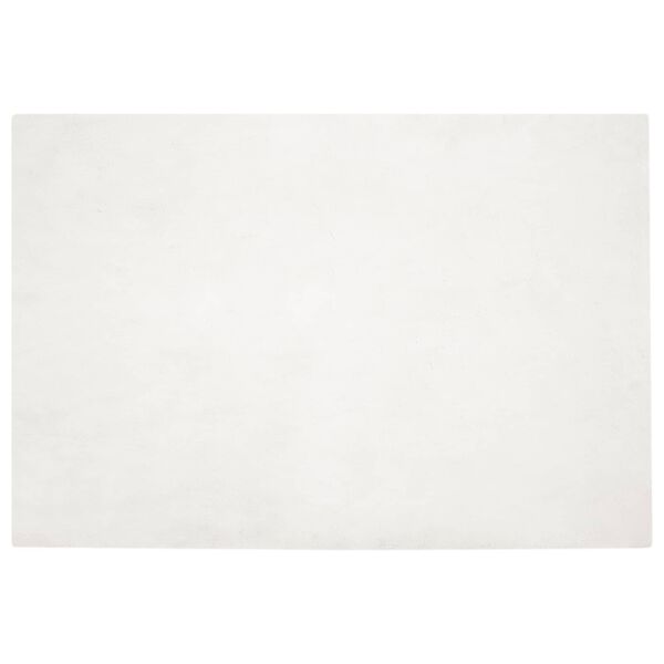 vidaXL Nep Konijnenbont Tapijt Olite Cr&egrave;me 120 x 170 cm Polyester