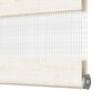 vidaXL Zebra rolgordijn 110x200 cm stofbreedte 105,9 cm marmerbeige