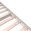 vidaXL Bedframe massief grenenhout wit 150x200 cm