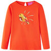 vidaXL Kindershirt met lange mouwen 116 donkeroranje