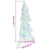 vidaXL Kerstboom met 160 LED Multikleur 150 cm Acryl