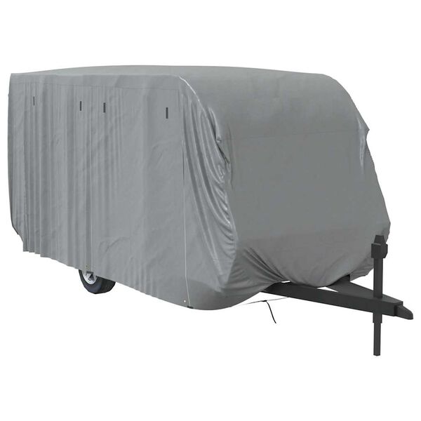 vidaXL Caravanhoes 550x250x220 cm vliesvlies grijs