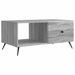 vidaXL Salontafel Grijs sonoma 90 x 50 x 40 cm Bewerkt hout