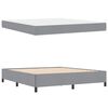 vidaXL Boxspringbed Lichtgrijs 180 x 200 cm Stof
