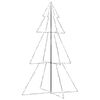 vidaXL Kegelkerstboom 240 LED's binnen en buiten 118x150 cm