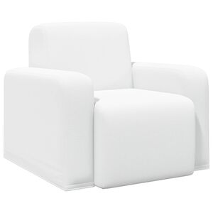 vidaXL Fauteuil Wit Stof