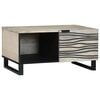 vidaXL Salontafel Wit 80 x 50 x 40 cm Bewerkt hout