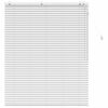 vidaXL Jaloezie Wit 140 x 160 cm 35 mm Massief Paulowniahout