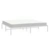 vidaXL Bedframe metaal wit 180x200 cm