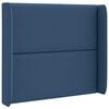 vidaXL Hoofdbord oor Blauw 80 x 16 x 4 cm Stof