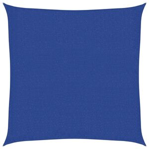 vidaXL Zonnezeil 160 g/m&sup2; 2,5x2,5 m HDPE blauw