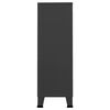 vidaXL Kledingkast industrieel 67x35x107 cm staal antracietkleurig