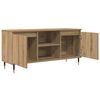 vidaXL TV-kast Artisan Eiken 104 x 35 x 50 cm Bewerkt hout