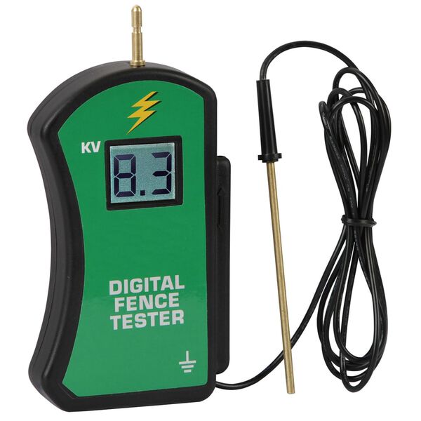 Kerbl Schrikdraad hek tester 9900 V zwart en groen 441229